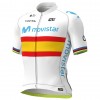 Tenue Maillot + Cuissard à Bretelles 2020 Movistar Team Championnats d'Espagne N001